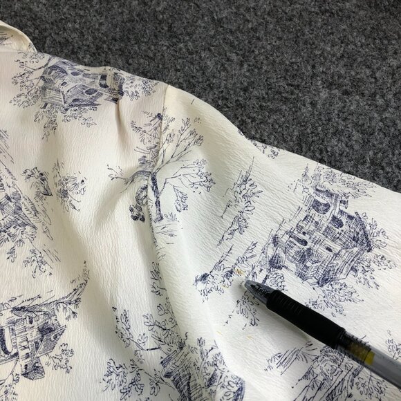 McGregor Hawaiian Camp Shirt Mens Medium USA Made Italian Countryside 50s 60s - Picture 9 of 12